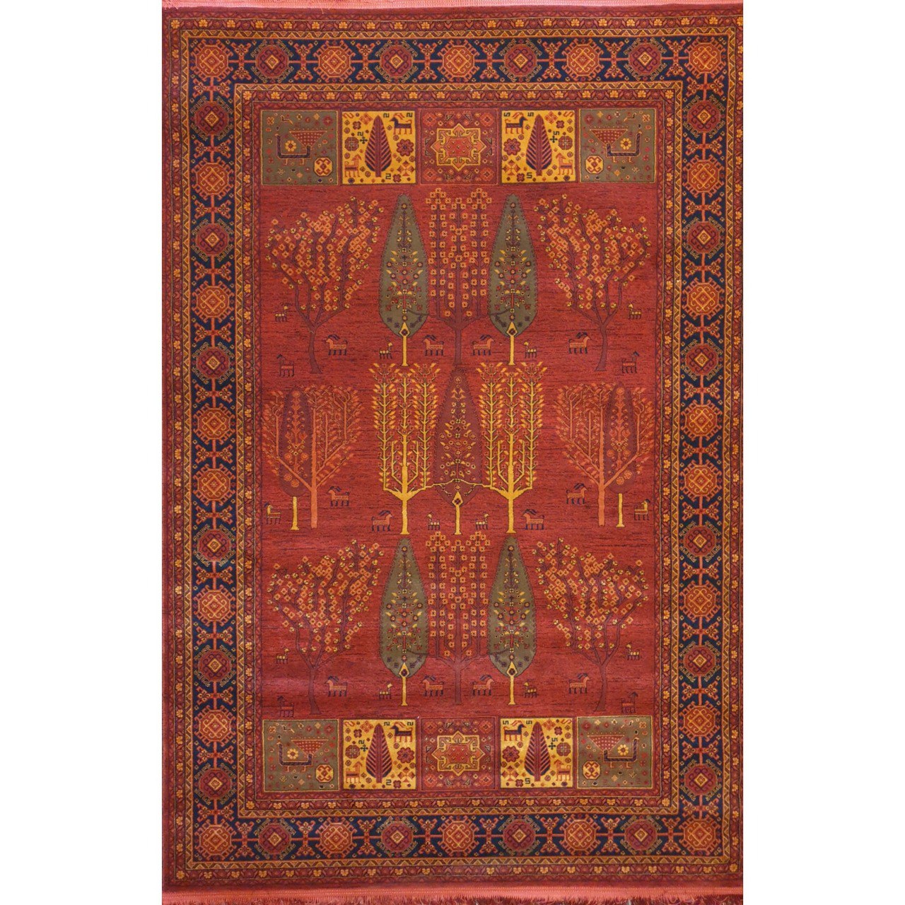 فرش ماشینی هیوا طرح بلوچ کد 3-212 زمینه لاکی فرش ماشینی هیوا طرح بلوچ کد 3-212 زمینه لاکی